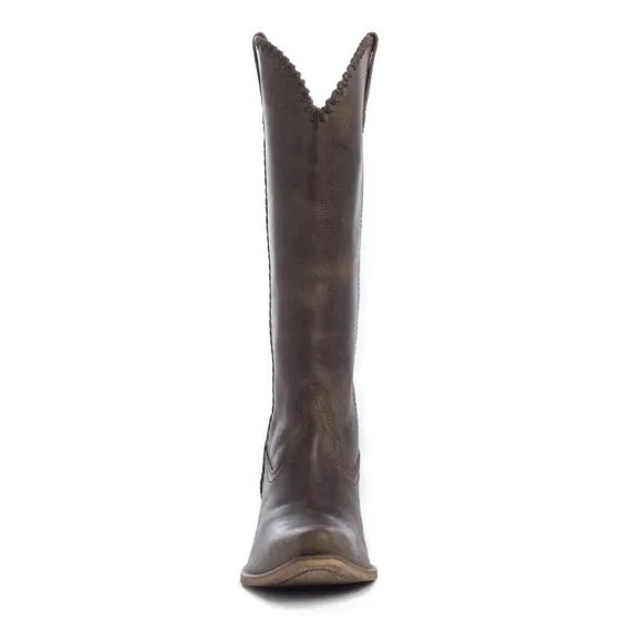 Myra High Plains Stitched Leather Boots - Picture 4 of 6